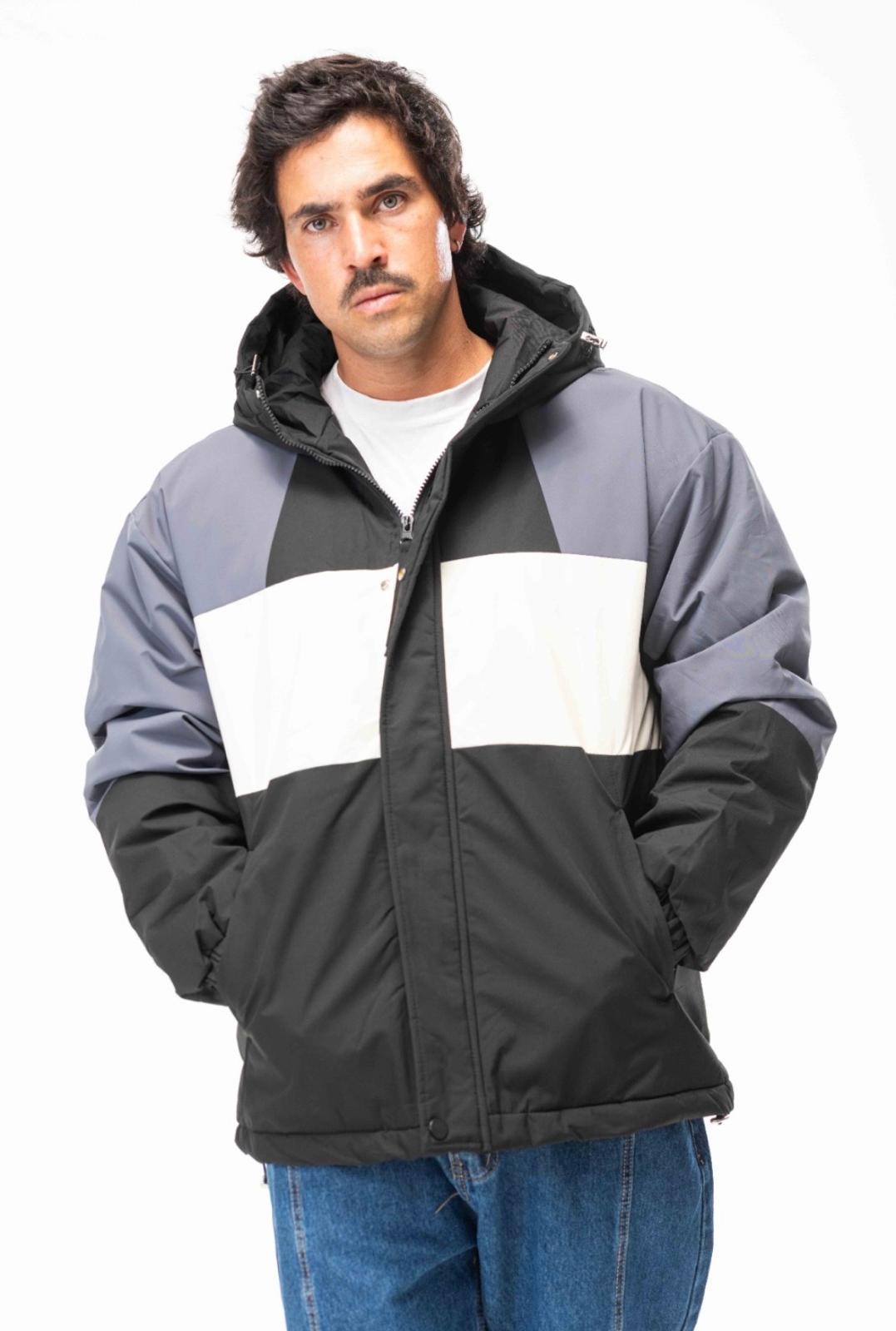 Campera FRANJA BLANCA