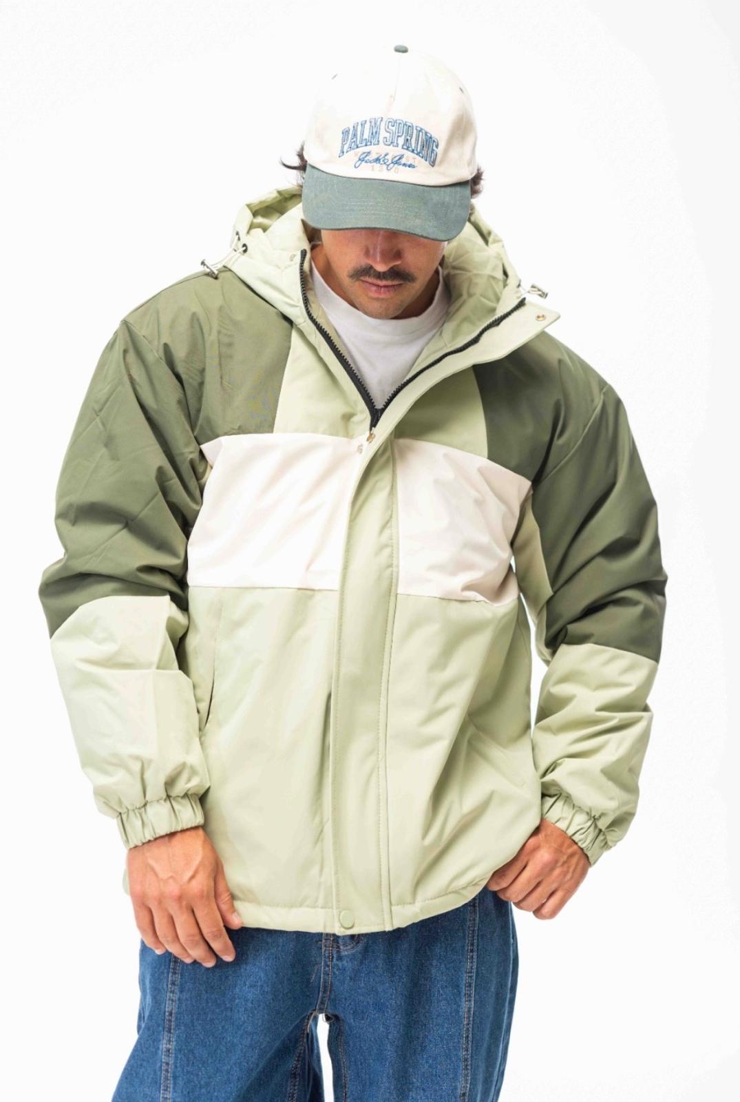 Campera FRANJA BLANCA