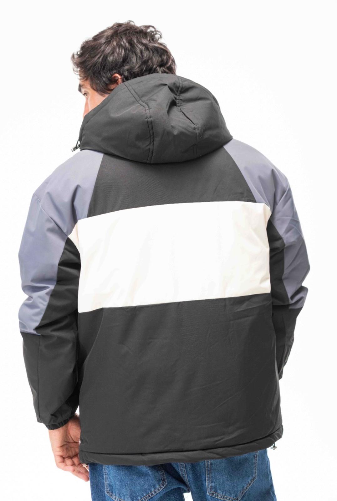 Campera FRANJA BLANCA
